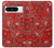 S3354 赤バンダナ Red Classic Bandana Google Pixel 8 pro バックケース、フリップケース・カバー