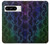 S3366 虹パイソンの皮膚 グラフィックプリント Rainbow Python Skin Graphic Print Google Pixel 8 pro バックケース、フリップケース・カバー