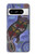 S3387 カモノハシオーストラリアのアボリジニアート Platypus Australian Aboriginal Art Google Pixel 8 pro バックケース、フリップケース・カバー