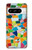 S3391 モザイクアートグラフィック Abstract Art Mosaic Tiles Graphic Google Pixel 8 pro バックケース、フリップケース・カバー