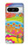 S3407 ヒッピーアート Hippie Art Google Pixel 8 pro バックケース、フリップケース・カバー