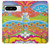 S3407 ヒッピーアート Hippie Art Google Pixel 8 pro バックケース、フリップケース・カバー