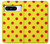 S3526 赤い水玉 Red Spot Polka Dot Google Pixel 8 pro バックケース、フリップケース・カバー