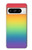 S3698 LGBTグラデーションプライドフラグ LGBT Gradient Pride Flag Google Pixel 8 pro バックケース、フリップケース・カバー