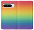 S3698 LGBTグラデーションプライドフラグ LGBT Gradient Pride Flag Google Pixel 8 pro バックケース、フリップケース・カバー