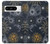 S3702 月と太陽 Moon and Sun Google Pixel 8 pro バックケース、フリップケース・カバー