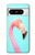 S3708 ピンクのフラミンゴ Pink Flamingo Google Pixel 8 pro バックケース、フリップケース・カバー