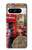 S3856 ヴィンテージ ロンドン ブリティッシュ Vintage London British Google Pixel 8 pro バックケース、フリップケース・カバー