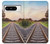 S3866 鉄道直線線路 Railway Straight Train Track Google Pixel 8 pro バックケース、フリップケース・カバー