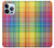 S3942 LGBTQ レインボーチェック柄タータンチェック LGBTQ Rainbow Plaid Tartan iPhone 13 Pro バックケース、フリップケース・カバー