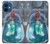 S3912 可愛いリトルマーメイド アクアスパ Cute Little Mermaid Aqua Spa iPhone 12 mini バックケース、フリップケース・カバー