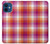 S3941 LGBT レズビアン プライド フラグ チェック柄 LGBT Lesbian Pride Flag Plaid iPhone 12 mini バックケース、フリップケース・カバー