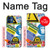 S3960 安全標識ステッカー コラージュ Safety Signs Sticker Collage iPhone 12 mini バックケース、フリップケース・カバー