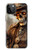 S3949 スチームパンクなスカルの喫煙 Steampunk Skull Smoking iPhone 12 Pro Max バックケース、フリップケース・カバー