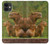 S3917 カピバラの家族 巨大モルモット Capybara Family Giant Guinea Pig iPhone 11 バックケース、フリップケース・カバー
