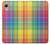 S3942 LGBTQ レインボーチェック柄タータンチェック LGBTQ Rainbow Plaid Tartan iPhone XR バックケース、フリップケース・カバー