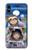 S3915 アライグマの女子 赤ちゃんナマケモノ宇宙飛行士スーツ Raccoon Girl Baby Sloth Astronaut Suit iPhone X, iPhone XS バックケース、フリップケース・カバー