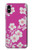 S3924 桜のピンクの背景 Cherry Blossom Pink Background iPhone X, iPhone XS バックケース、フリップケース・カバー
