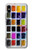 S3956 水彩パレットボックスグラフィック Watercolor Palette Box Graphic iPhone X, iPhone XS バックケース、フリップケース・カバー