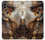 S3949 スチームパンクなスカルの喫煙 Steampunk Skull Smoking iPhone XS Max バックケース、フリップケース・カバー
