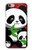 S3929 竹を食べるかわいいパンダ Cute Panda Eating Bamboo iPhone 6 6S バックケース、フリップケース・カバー