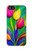 S3926 カラフルなチューリップの油絵 Colorful Tulip Oil Painting iPhone 5 5S SE バックケース、フリップケース・カバー