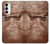 S3940 レザーマッドフェイスグラフィックペイント Leather Mad Face Graphic Paint Samsung Galaxy S23 バックケース、フリップケース・カバー