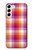 S3941 LGBT レズビアン プライド フラグ チェック柄 LGBT Lesbian Pride Flag Plaid Samsung Galaxy S23 Plus バックケース、フリップケース・カバー