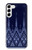 S3950 テキスタイル タイ ブルー パターン Textile Thai Blue Pattern Samsung Galaxy S23 Plus バックケース、フリップケース・カバー
