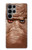 S3940 レザーマッドフェイスグラフィックペイント Leather Mad Face Graphic Paint Samsung Galaxy S23 Ultra バックケース、フリップケース・カバー