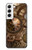 S3927 コンパスクロックゲージスチームパンク Compass Clock Gage Steampunk Samsung Galaxy S22 バックケース、フリップケース・カバー