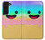 S3939 アイスクリーム キュートな笑顔 Ice Cream Cute Smile Samsung Galaxy S22 バックケース、フリップケース・カバー