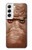 S3940 レザーマッドフェイスグラフィックペイント Leather Mad Face Graphic Paint Samsung Galaxy S22 バックケース、フリップケース・カバー