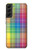 S3942 LGBTQ レインボーチェック柄タータンチェック LGBTQ Rainbow Plaid Tartan Samsung Galaxy S22 Plus バックケース、フリップケース・カバー