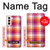 S3941 LGBT レズビアン プライド フラグ チェック柄 LGBT Lesbian Pride Flag Plaid Samsung Galaxy S21 5G バックケース、フリップケース・カバー