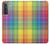 S3942 LGBTQ レインボーチェック柄タータンチェック LGBTQ Rainbow Plaid Tartan Samsung Galaxy S21 5G バックケース、フリップケース・カバー