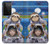 S3915 アライグマの女子 赤ちゃんナマケモノ宇宙飛行士スーツ Raccoon Girl Baby Sloth Astronaut Suit Samsung Galaxy S21 Ultra 5G バックケース、フリップケース・カバー