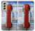 S3925 コラージュヴィンテージ公衆電話 Collage Vintage Pay Phone Samsung Galaxy S21 FE 5G バックケース、フリップケース・カバー