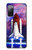 S3913 カラフルな星雲スペースシャトル Colorful Nebula Space Shuttle Samsung Galaxy S20 FE バックケース、フリップケース・カバー