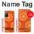 S3946 オレンジのシームレスなパターン Seamless Orange Pattern Samsung Galaxy S20 FE バックケース、フリップケース・カバー