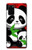 S3929 竹を食べるかわいいパンダ Cute Panda Eating Bamboo Samsung Galaxy S20 Plus, Galaxy S20+ バックケース、フリップケース・カバー