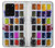 S3956 水彩パレットボックスグラフィック Watercolor Palette Box Graphic Samsung Galaxy S20 Ultra バックケース、フリップケース・カバー