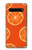 S3946 オレンジのシームレスなパターン Seamless Orange Pattern Samsung Galaxy S10 5G バックケース、フリップケース・カバー