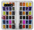S3956 水彩パレットボックスグラフィック Watercolor Palette Box Graphic Samsung Galaxy S10 Plus バックケース、フリップケース・カバー