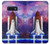 S3913 カラフルな星雲スペースシャトル Colorful Nebula Space Shuttle Samsung Galaxy S10e バックケース、フリップケース・カバー
