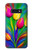 S3926 カラフルなチューリップの油絵 Colorful Tulip Oil Painting Samsung Galaxy S10e バックケース、フリップケース・カバー