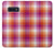 S3941 LGBT レズビアン プライド フラグ チェック柄 LGBT Lesbian Pride Flag Plaid Samsung Galaxy S10e バックケース、フリップケース・カバー