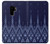 S3950 テキスタイル タイ ブルー パターン Textile Thai Blue Pattern Samsung Galaxy S9 Plus バックケース、フリップケース・カバー