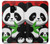 S3929 竹を食べるかわいいパンダ Cute Panda Eating Bamboo Samsung Galaxy S9 バックケース、フリップケース・カバー