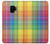 S3942 LGBTQ レインボーチェック柄タータンチェック LGBTQ Rainbow Plaid Tartan Samsung Galaxy S9 バックケース、フリップケース・カバー